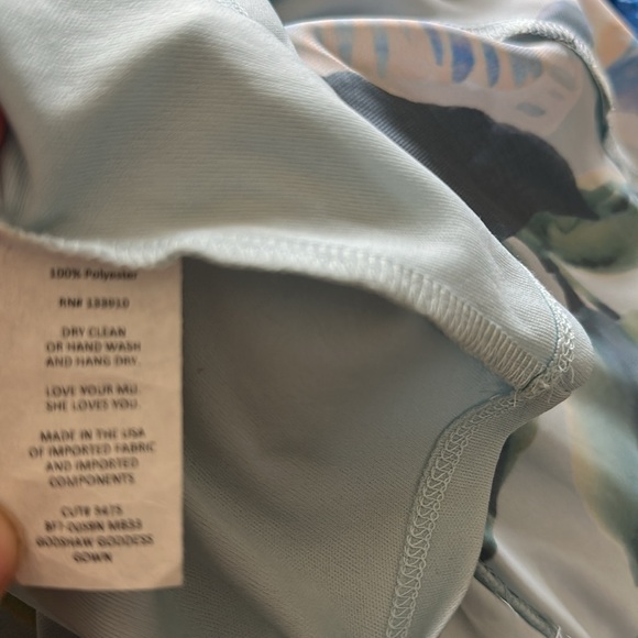 SHOW ME YOUR MUMU GODSHAW GODDESS DRESS FLORAL LARGE NEW BRIDESMAIDS WEDDING - Picture 8 of 9